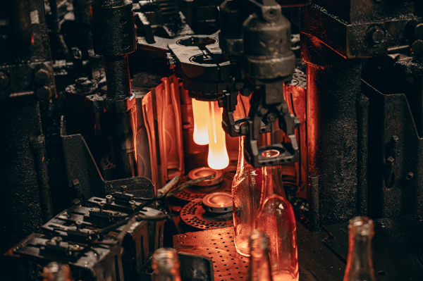 Glass making process at Vetropack